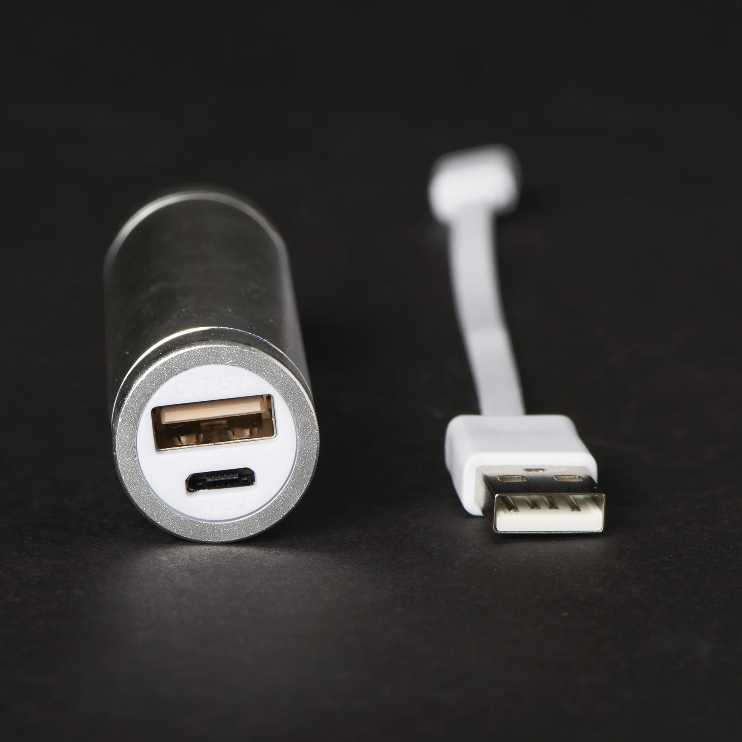 Roman Lights USB Rechargeable Power Bank with Micro USB Cable