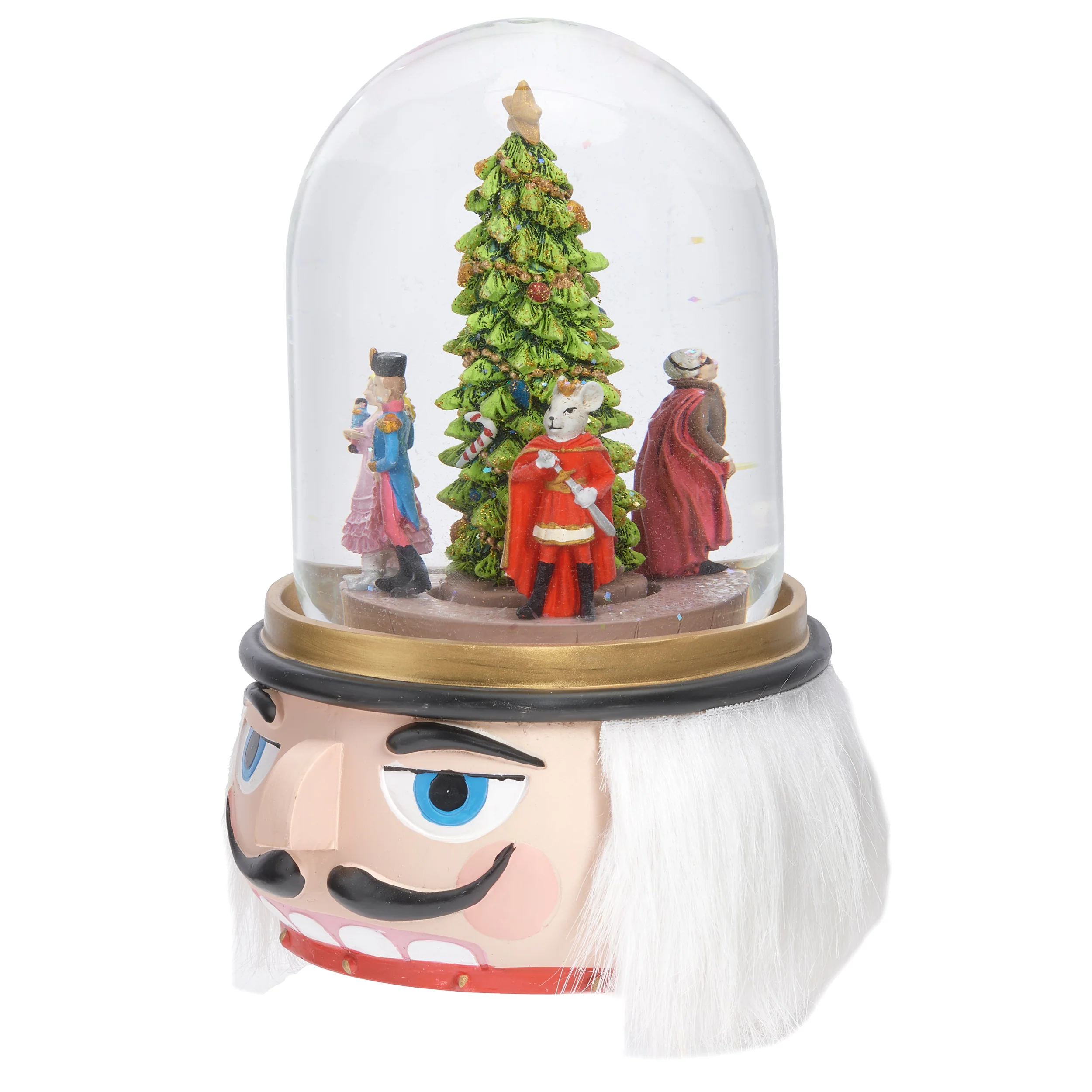 Glitterdome Musical Nutcracker with Rotating Scene- "Nutcracker Suite" Tune - Image 3