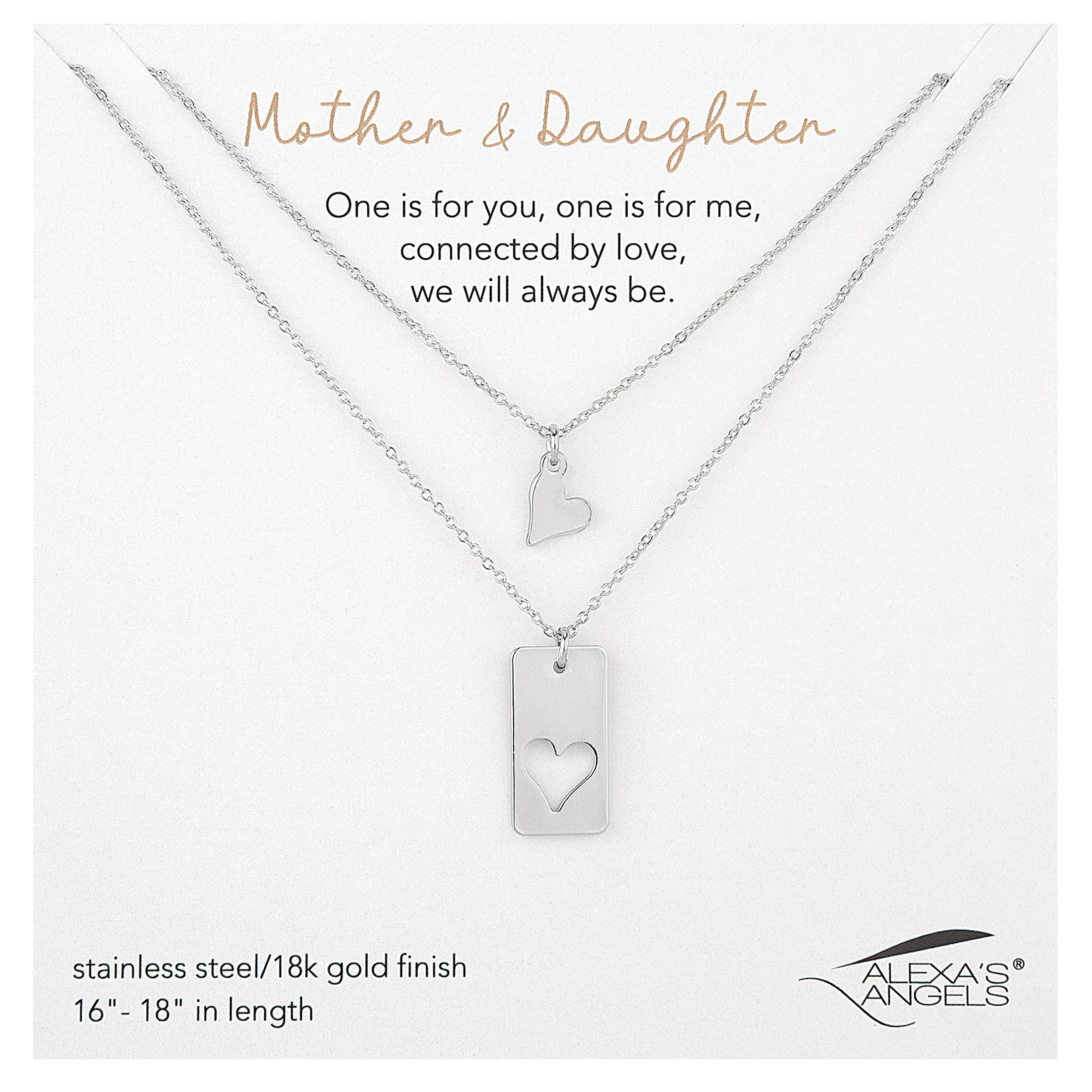 Alexa's Angels Mother & Daughter One for You, One for Me Necklace Set - Image 4