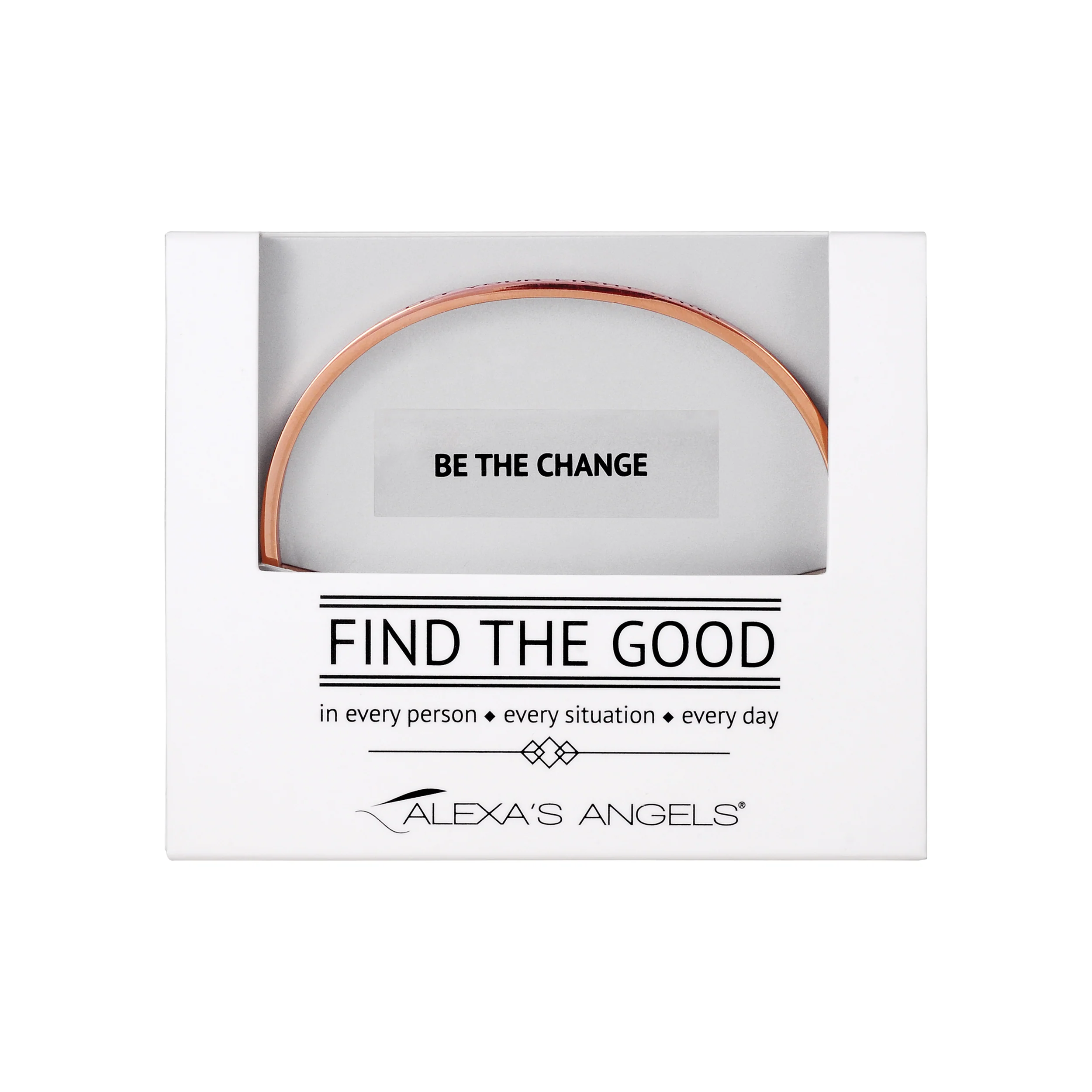 Alexa's Angels "Be the Change" Engraved Bracelet - Image 4