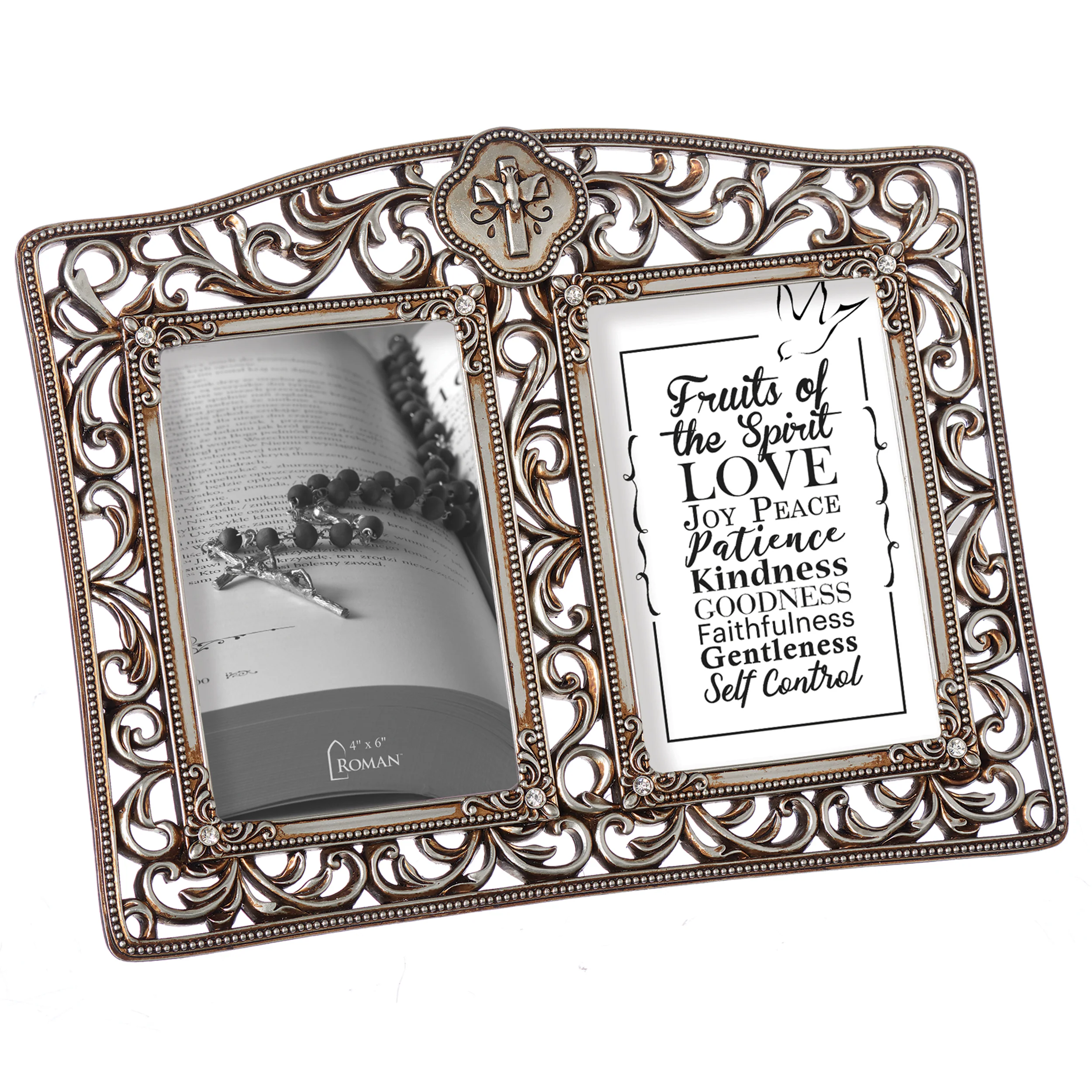 Fruits of the Spirit Confirmation Double Photo Frame