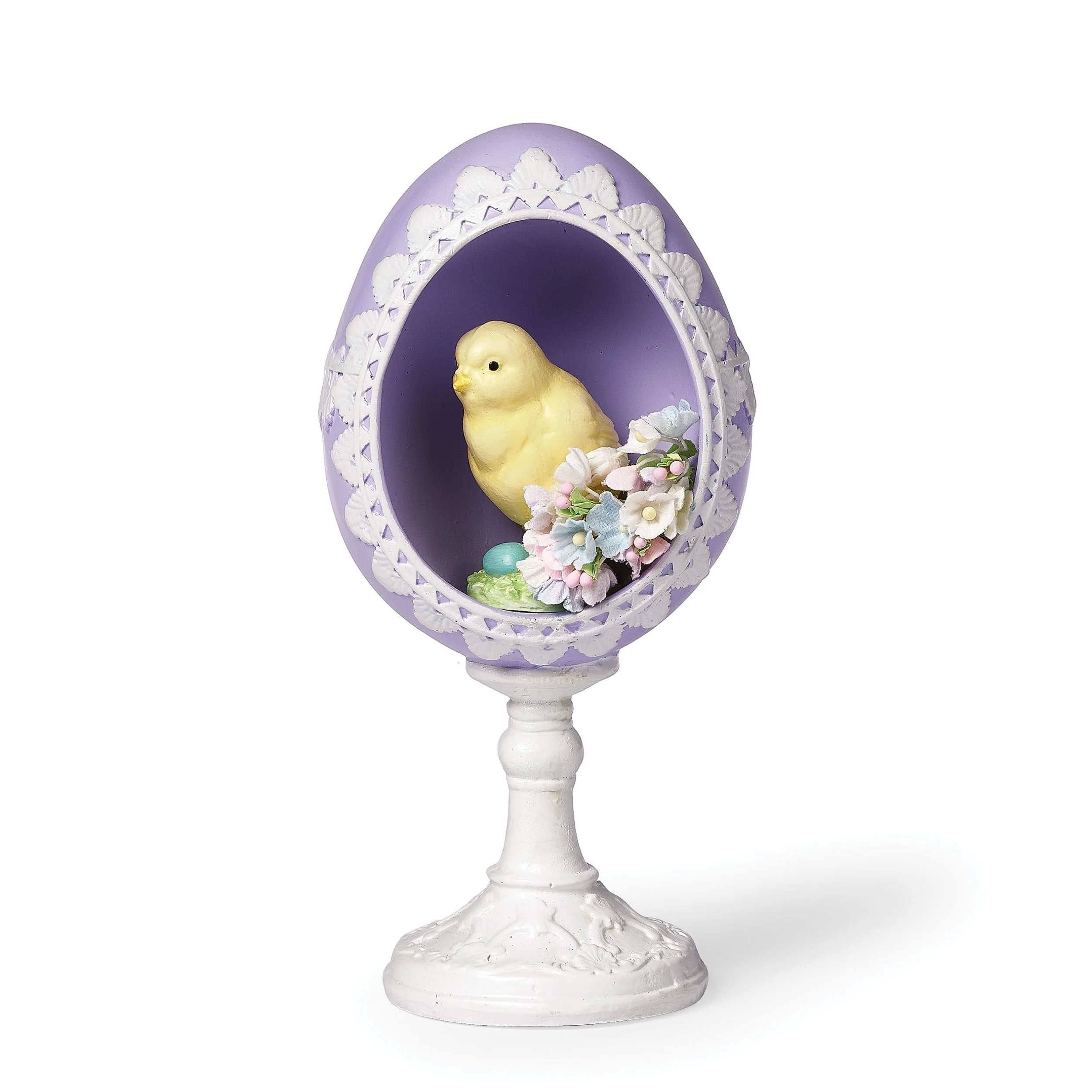 Easter Sugar Egg Figure with Chick