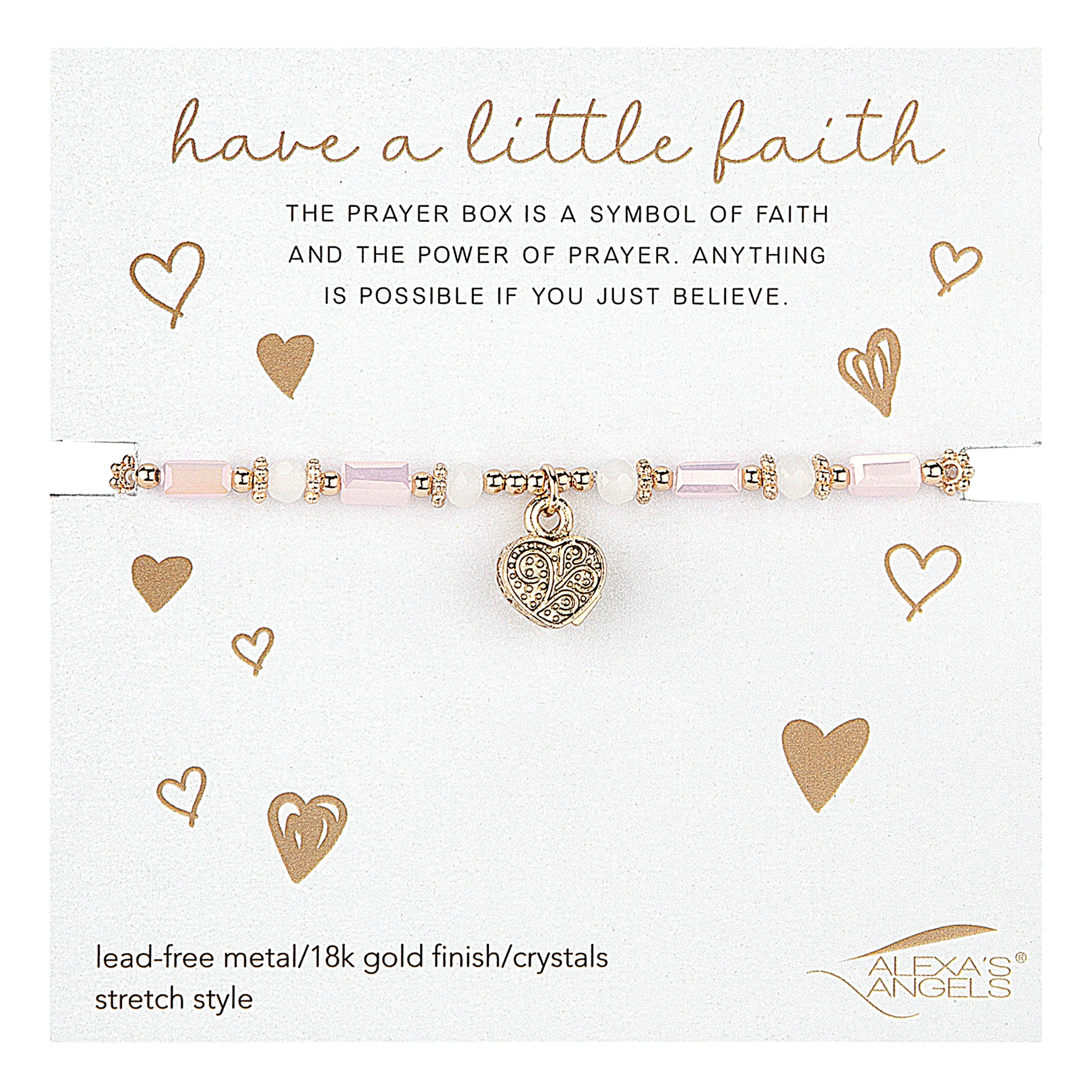 Alexa's Angels Prayer Box Bracelets "Have a Little Faith" - Image 2