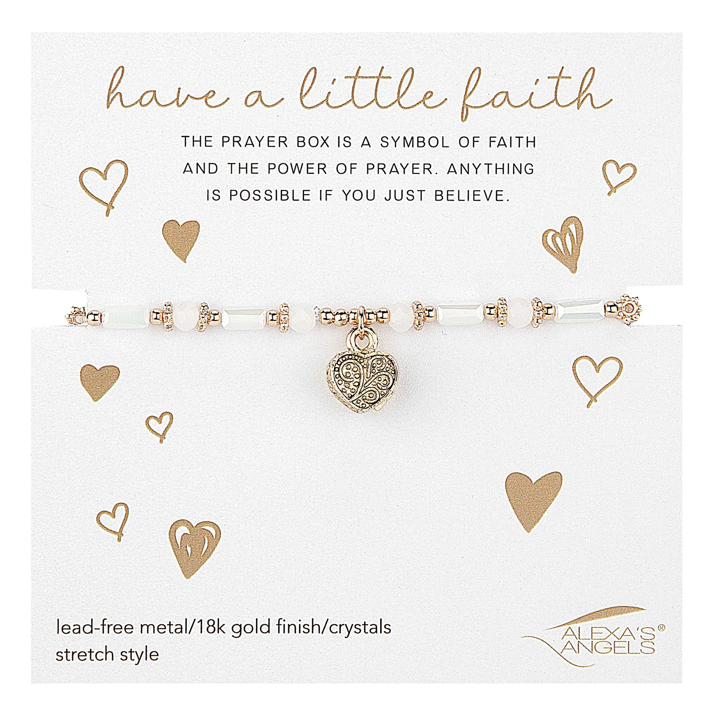 Alexa's Angels Prayer Box Bracelets "Have a Little Faith" - Image 4
