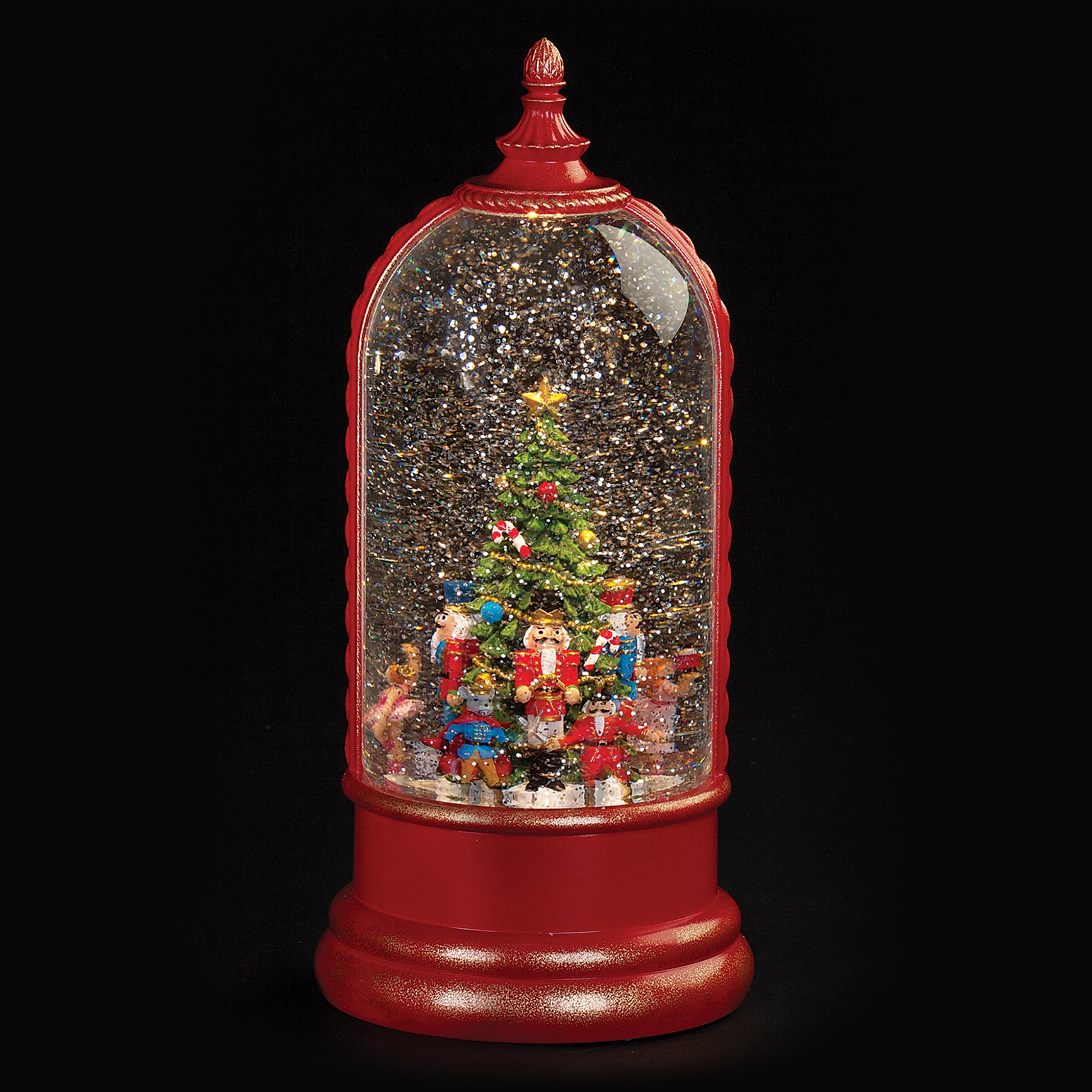 Confetti Lites Lighted Musical Swirl Rotating Nutcracker