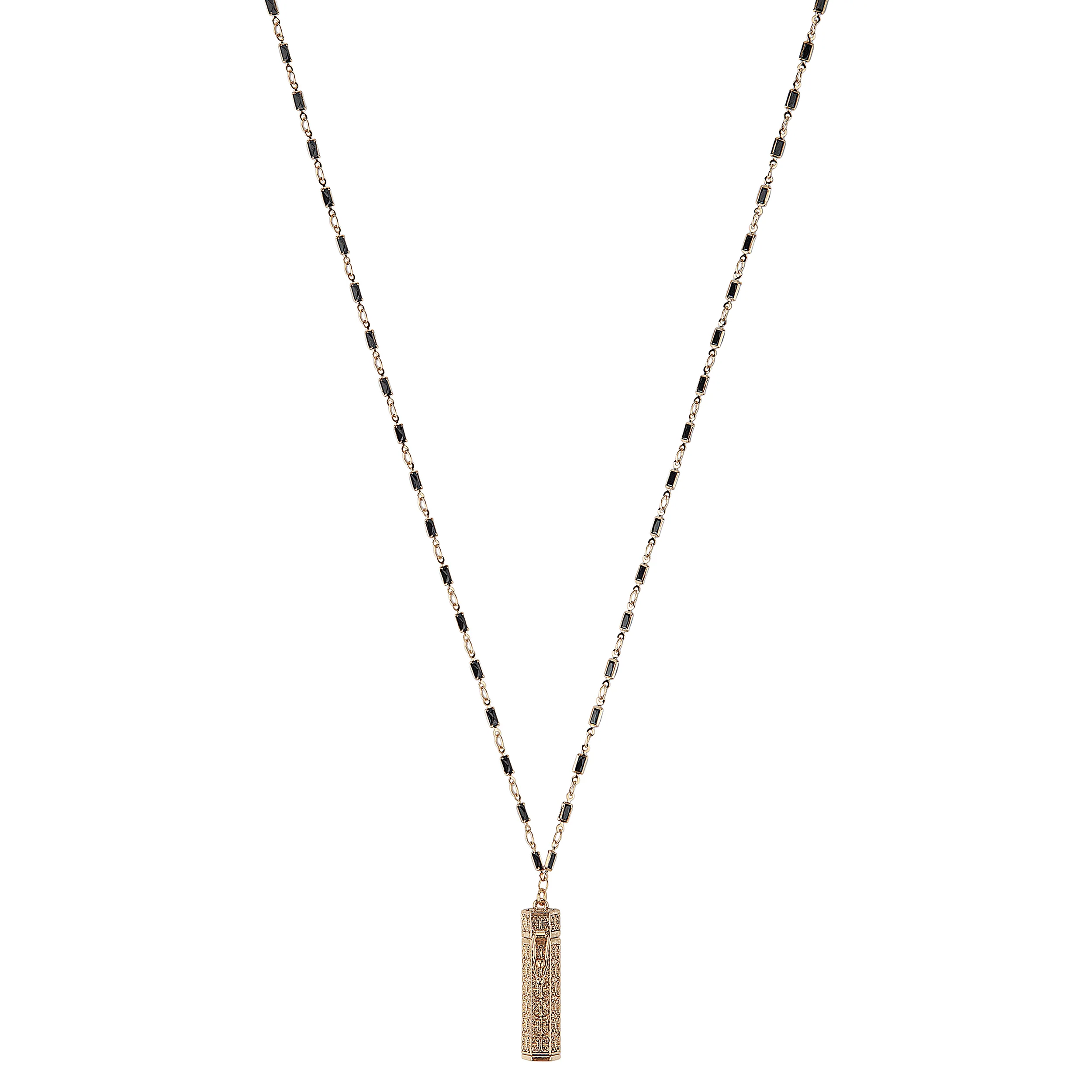Alexa's Angels Whispers of Faith Prayer Box Necklace – Black Beads